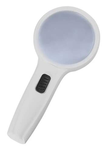 Лупа Kromatech ручная круглая 10x 75 мм с подсветкой (3 LED) TH-7016