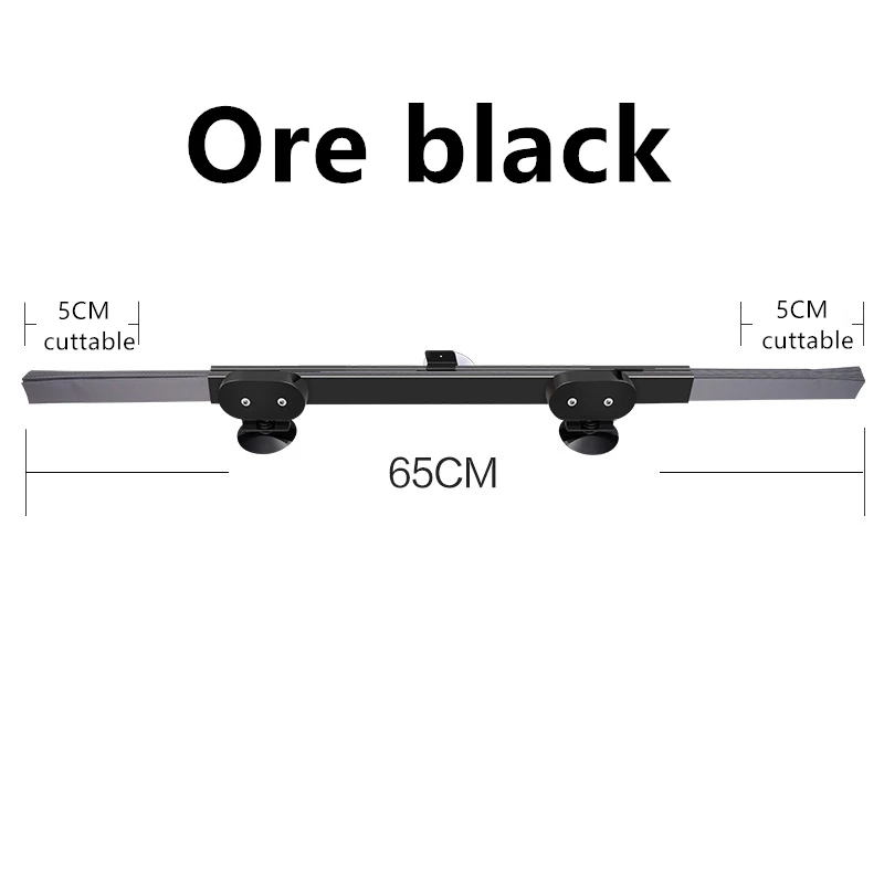 65cm ore black Автоматический автомобильный лобовое стекло козырек от солнца выдвижной козырек от солнца Блок SUV грузовик автомобиль УФ Защита занавес передний задний солнцезащитный козырек - Цвет: 65cm ore black