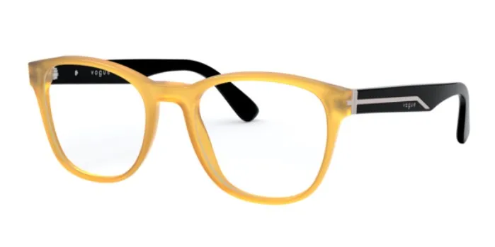 Vogue 5213 2791  50 Woman Eyeglasses Frames, Opal Honey - Black Frames, High Quality Optical Desing EyeglassFrames