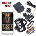 Пульт дистанционного управления Cardot с приложением для смартфона Pke, запуск двигателя, остановка, запуск двигателя, бесключевой доступ, система автомобильной сигнализации для Бразилии или России