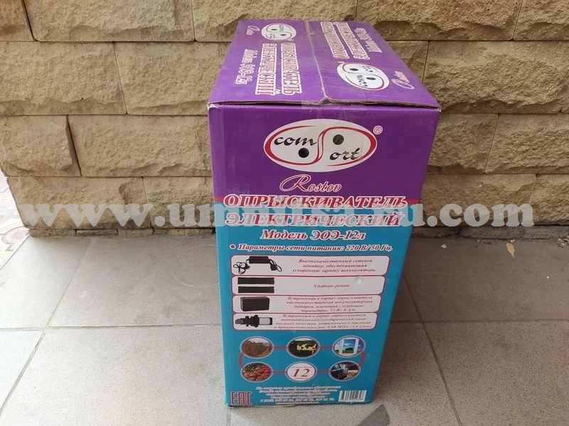 Опрыскиватель аккумуляторный Comfort ЭОЭ-12л с регулятором мощности | Дом и сад