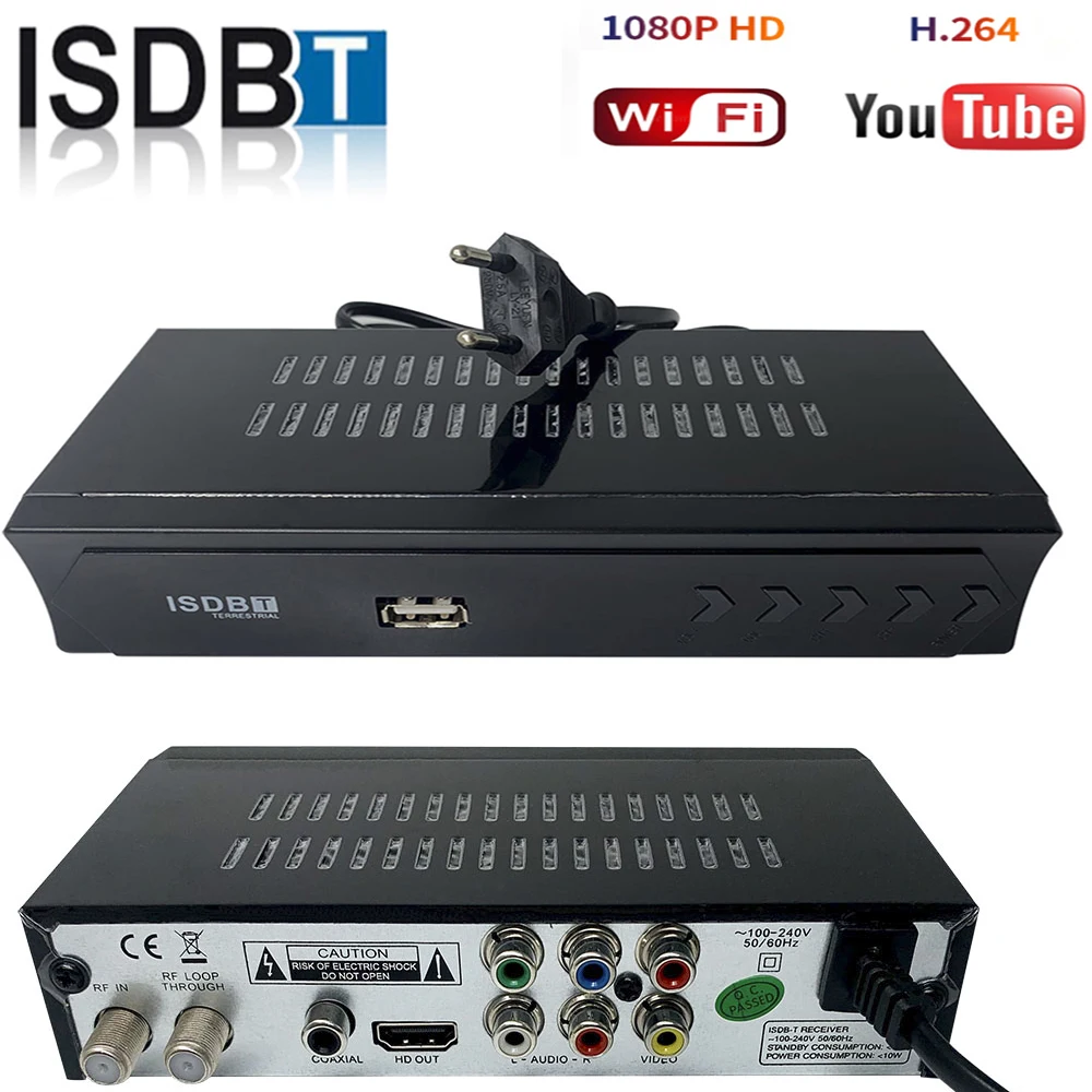 

DVB HD 168 ISDB T TV Tuner HD 1080P Support H.264 MPEG-2/4 FTA TV Receiver for South African Countries DVB Set Top Box