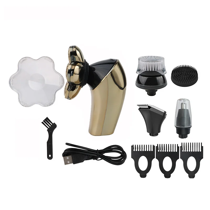 

2022 New Men's Electric Shaver Seven Heads Multi-function Razor Shaved Head Hair Clipper Set Dropshipping