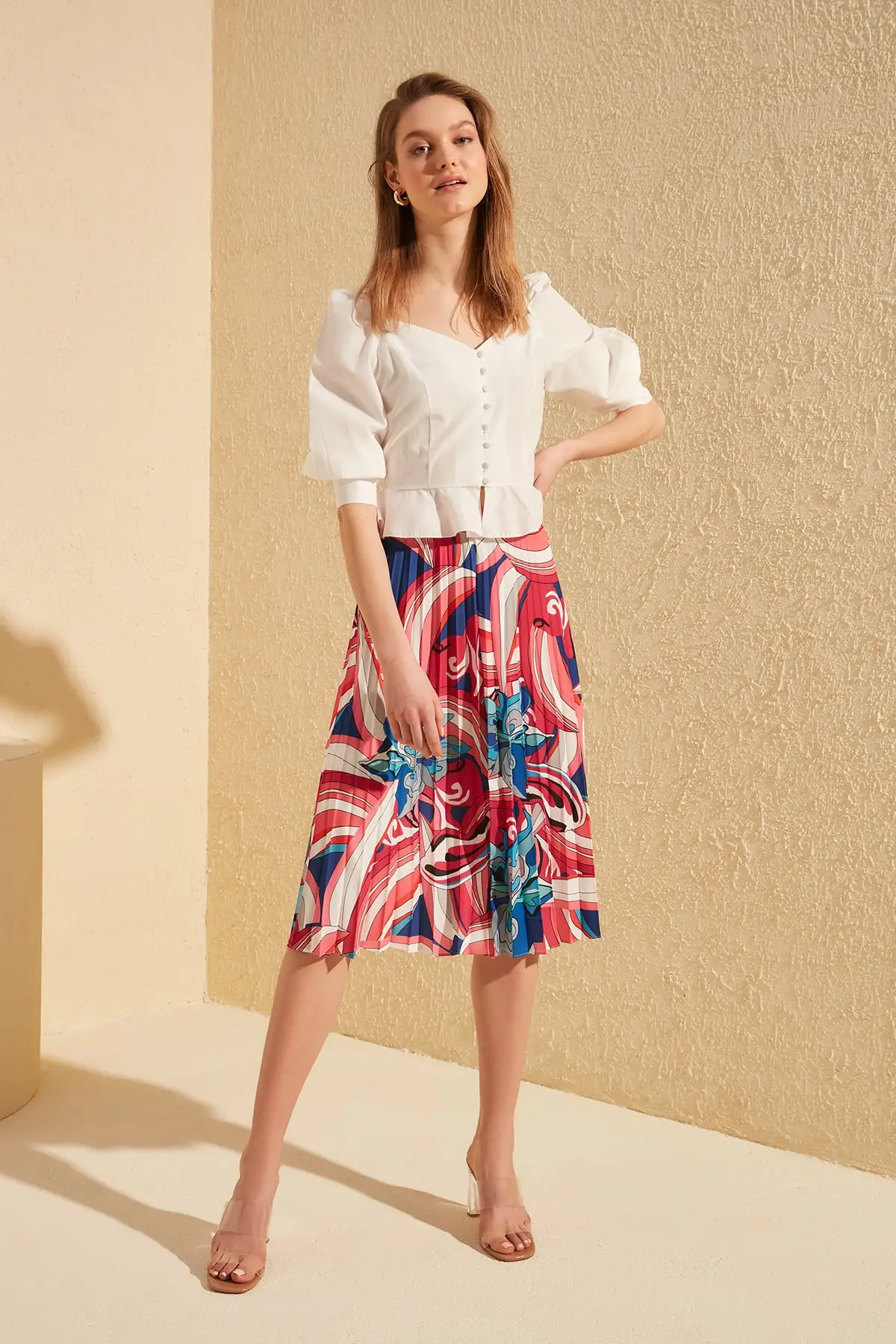 Trendyol Piliseli Skirt TWOSS20ET0078 | Женская одежда