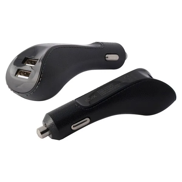 Автомобильное зарядное устройство 2 USB 4.8A черный|Кабели адаптеры и разъемы| |