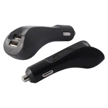Автомобильное зарядное устройство 2 USB 4.8A черный|Кабели адаптеры