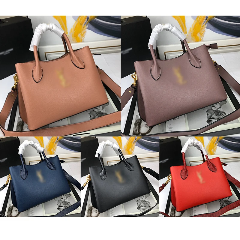 

Banneli Ladies Fashion Cowhide Genuine Leather Shoulder Bags Luxury Brand Designer Solid Messenger Bags For Womens Handbag Tote