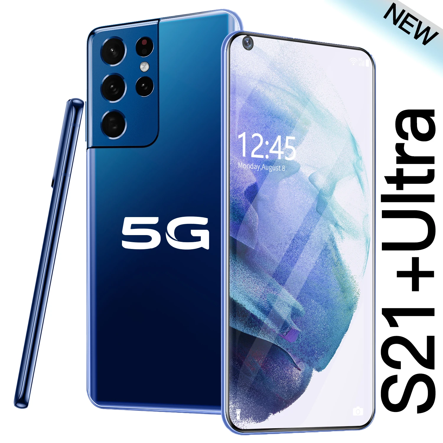 

NEW Version Galaxy S21 Ultra 5G 7.3 Inch Smartphones 6800mAh 24+48MP Cellphones 16+512GB Unlock Mobile Phones Android Cell Phone