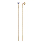 СЕРЬГИ серебро 925 пробы, покрытие - золочение, вставка - фианит (недрагоценный камень), искусственная шпинель