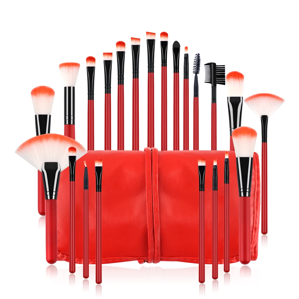 

24 Pcs Makeup Brushes Set Powder Foundation Blush Blending Eye shadow Lip Cosmetic Beauty Make Up Brush Kit Pincel