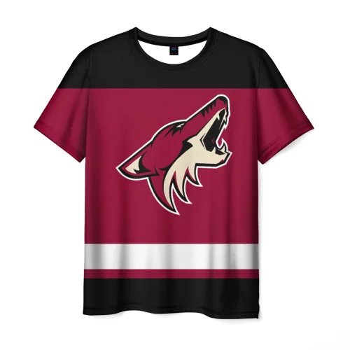 Мужская футболка 3D Arizona Coyotes | одежда