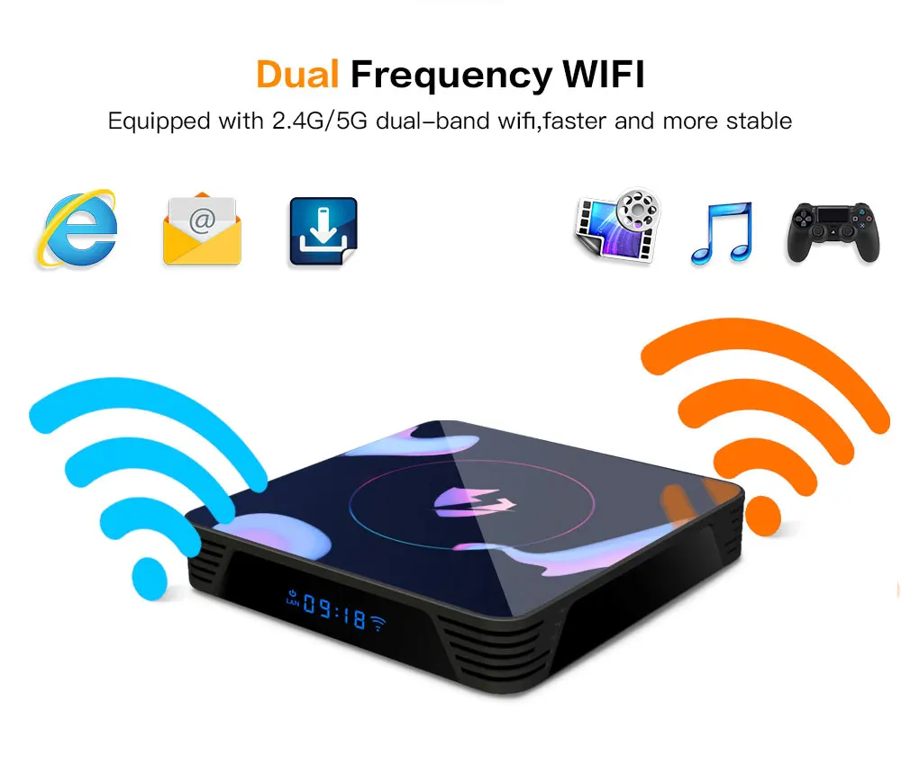 LEMADO LET 1 Android tv Box RK3318 Четырехъядерный 4G 64G HDMI 2,0 USB 3,0 Поддержка 2,4G& 5G Wifi 4K Netflix YouTube tv Box Android 9,0