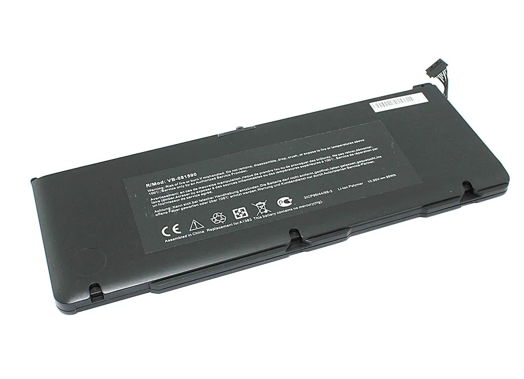 Аккумуляторная батарея для ноутбука Apple MacBook Pro 17-inch A1383 95Wh черная OEM | Компьютеры и