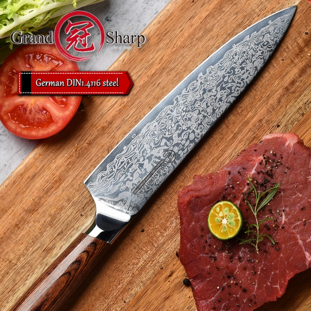 Профессиональный нож шеф-повара из нержавеющей стали | Дом и сад