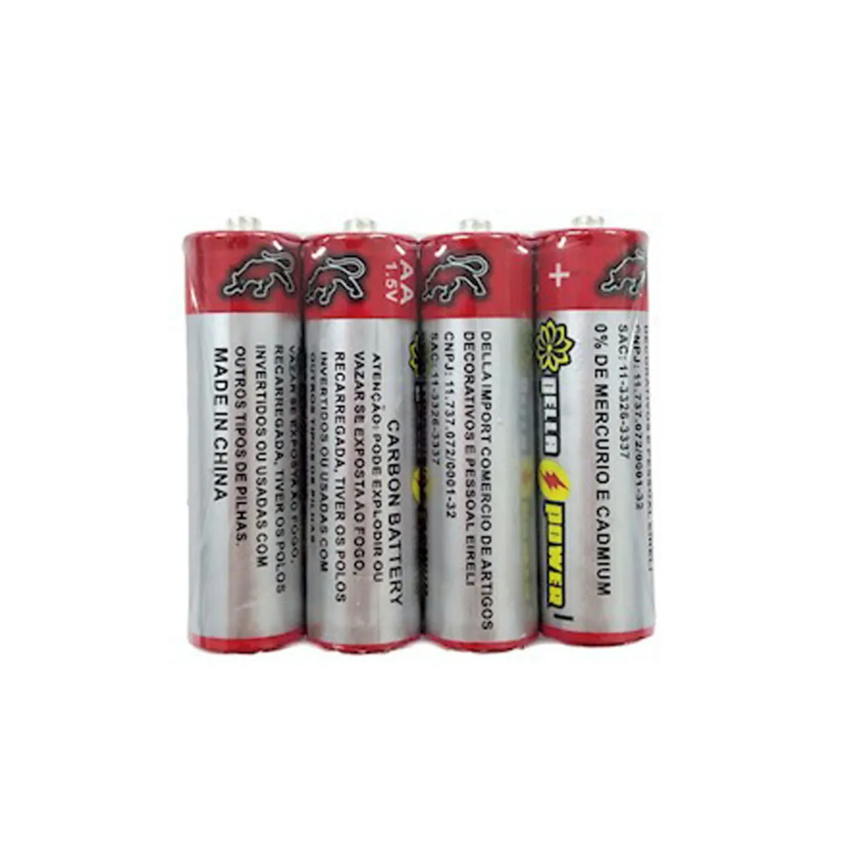

Pilha AA 4pcs Carbono - Della Power
