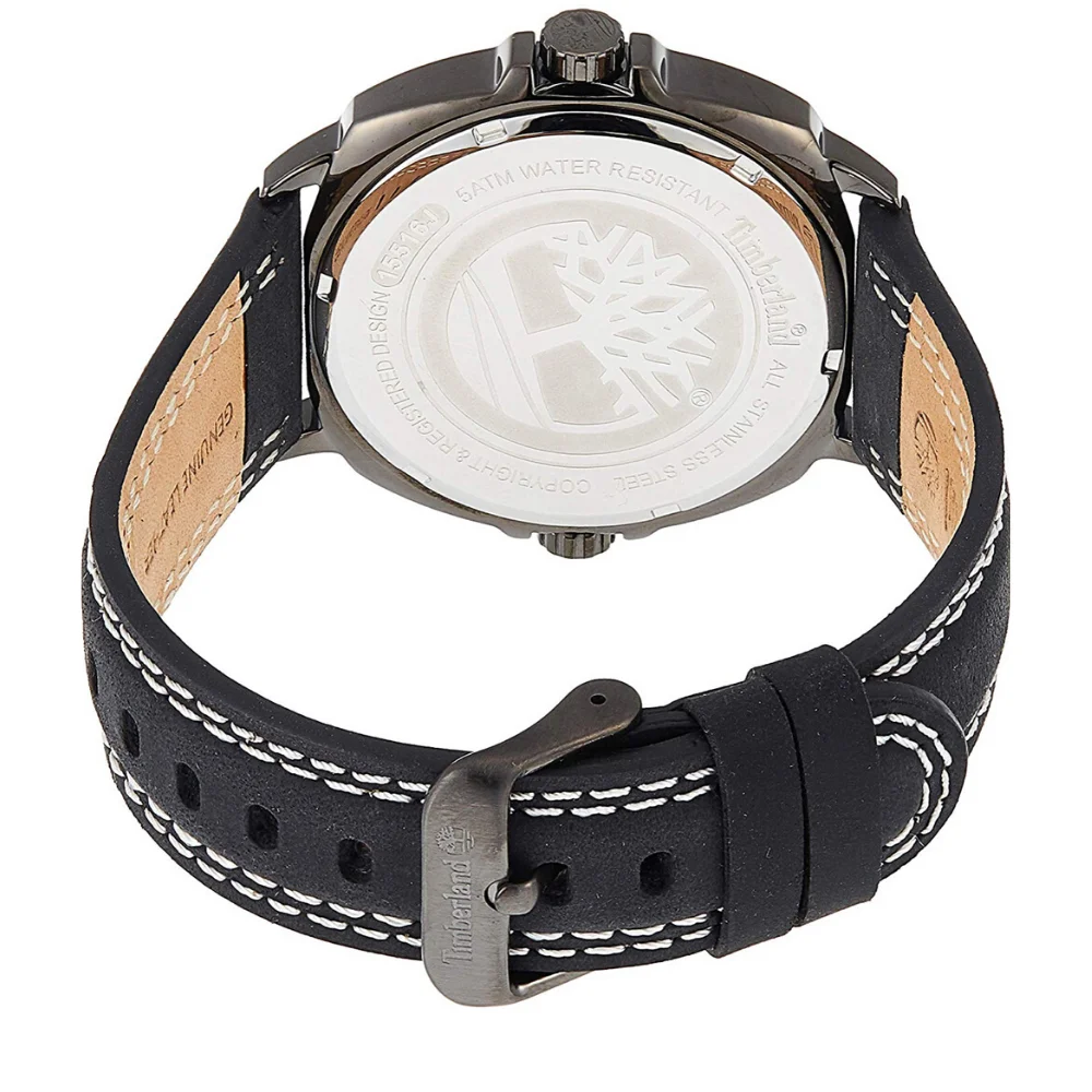 Мужские Аналоговые Классические кварцевые часы Timberland с кожаным ремешком