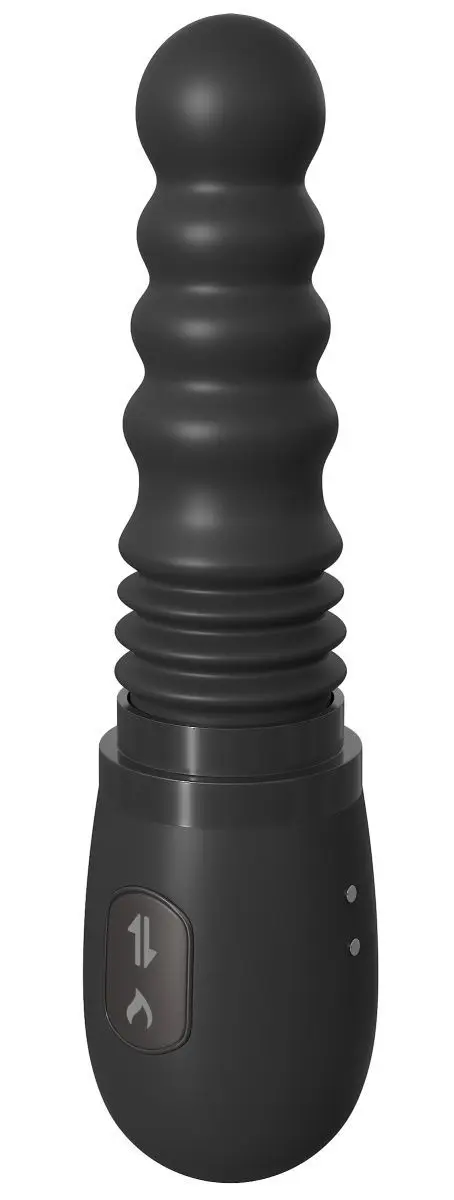 Черный анальный вибратор Gyrating Ass Thruster |