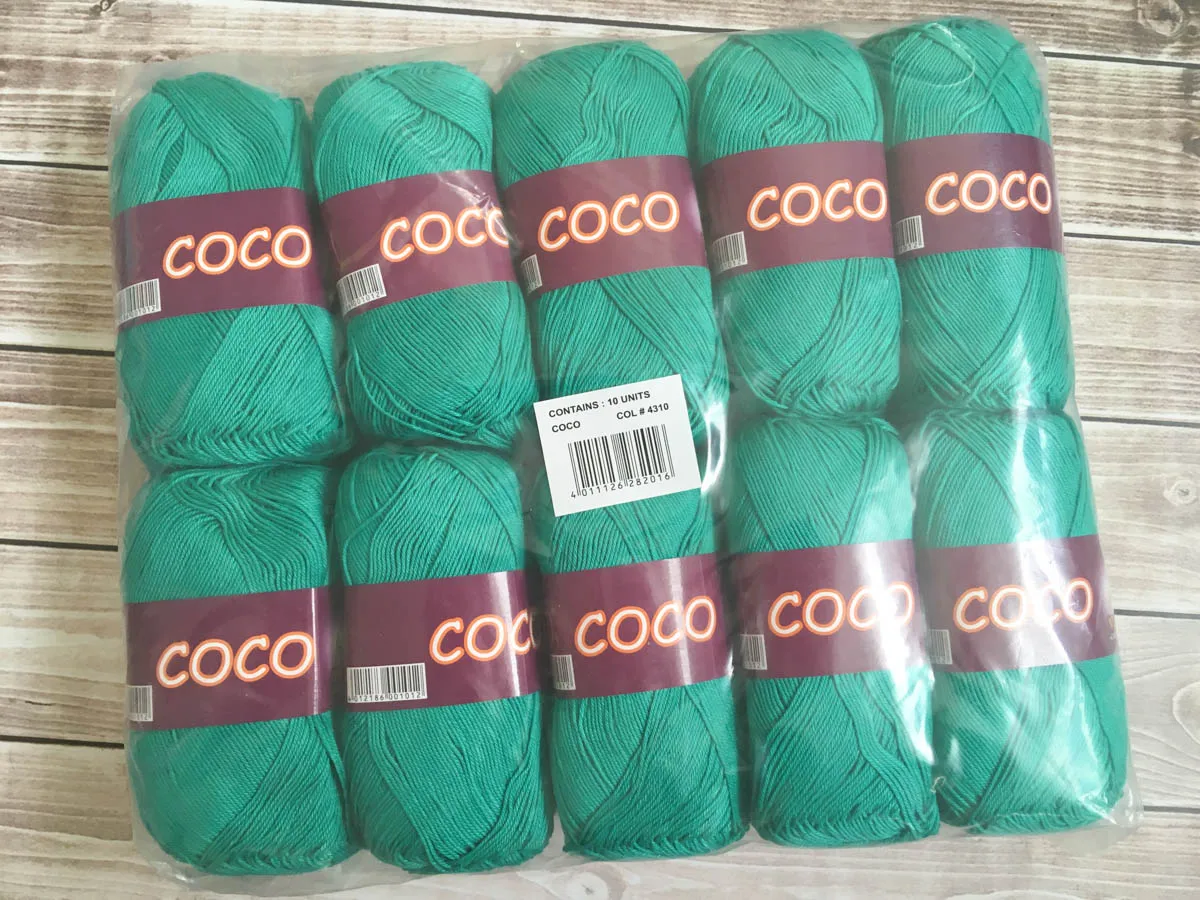 Пряжа Vita Cotton Coco тонкая хлопковая нить хлопок 100% 50 гр 240 м 1 моток|Пряжа| |