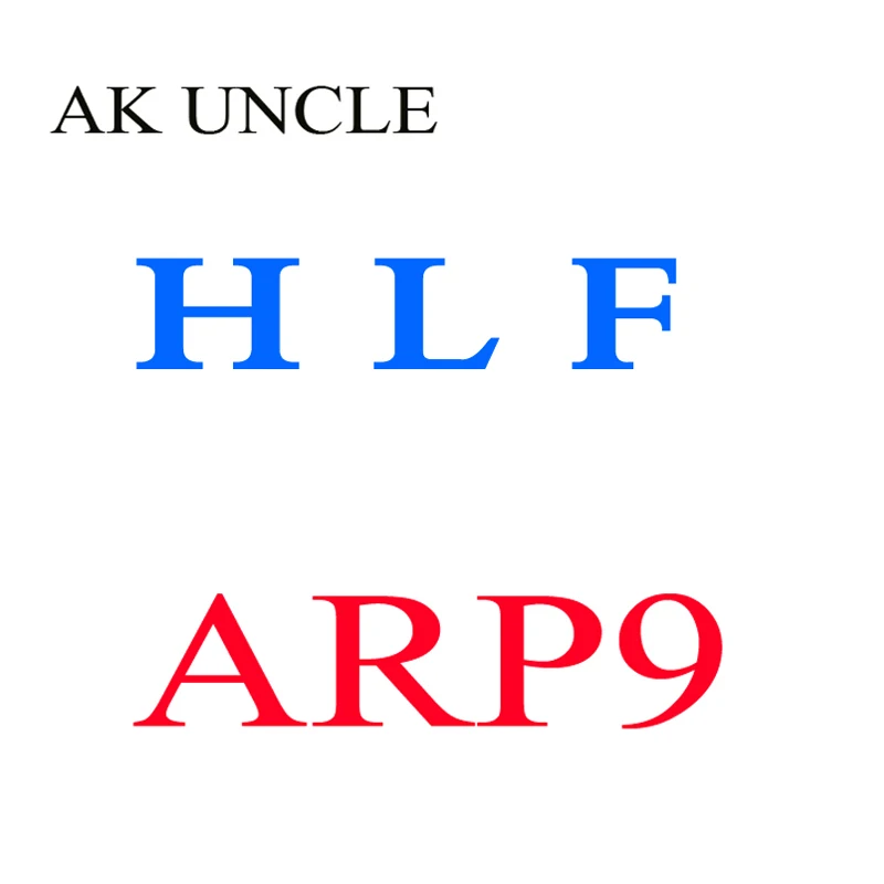 АК дядя HLF ARP9 Тактический гелевый шар бластер Черный Журнал Кормление