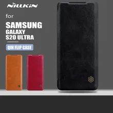 Чехол Nillkin для Samsung Galaxy S20 Ultra чехол Qin из искусственной кожи с