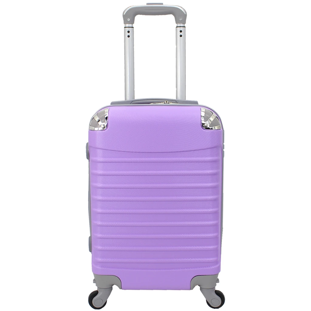 Suitcase Airplane Handluggage Travel Cabin Trolley ABS Rigid 4 Wheels 52x32x20