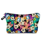 Сумка для косметики с принтом Минни и Микки Диснея, женская сумка для хранения с мультяшным Дональдом Даком, сумка-кошелек, дорожная портативная косметичка мини