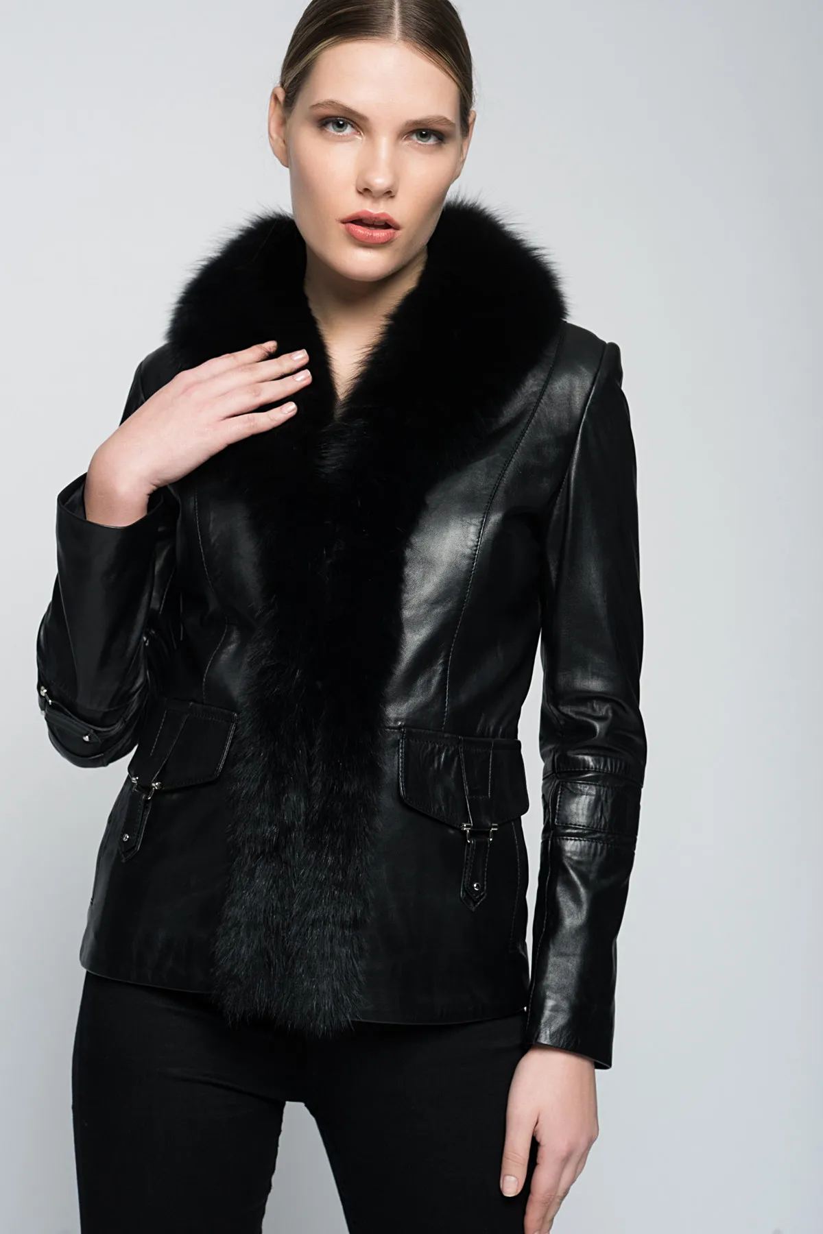 Женские пальто из натуральной кожи|Женские куртки| |