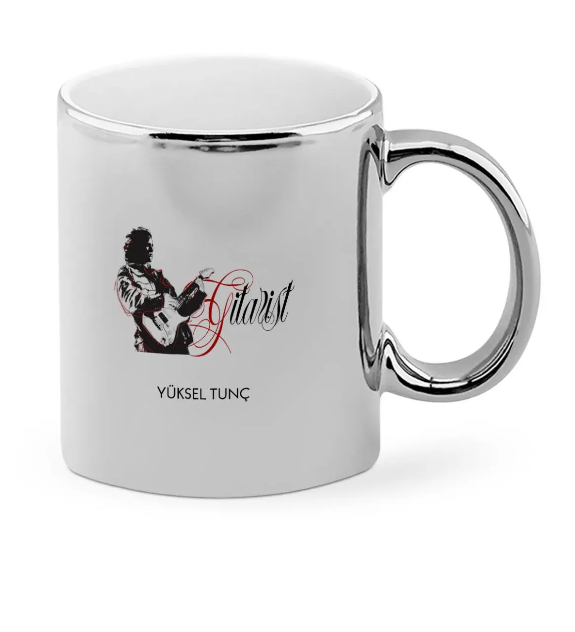 

Personalized Professional Guitarist Chrome Mug Cup-1