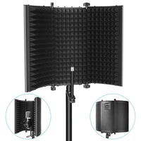 neewer professional studio recording microphone isolation shield high density absorbent foam is used to filter vocal blue yeti