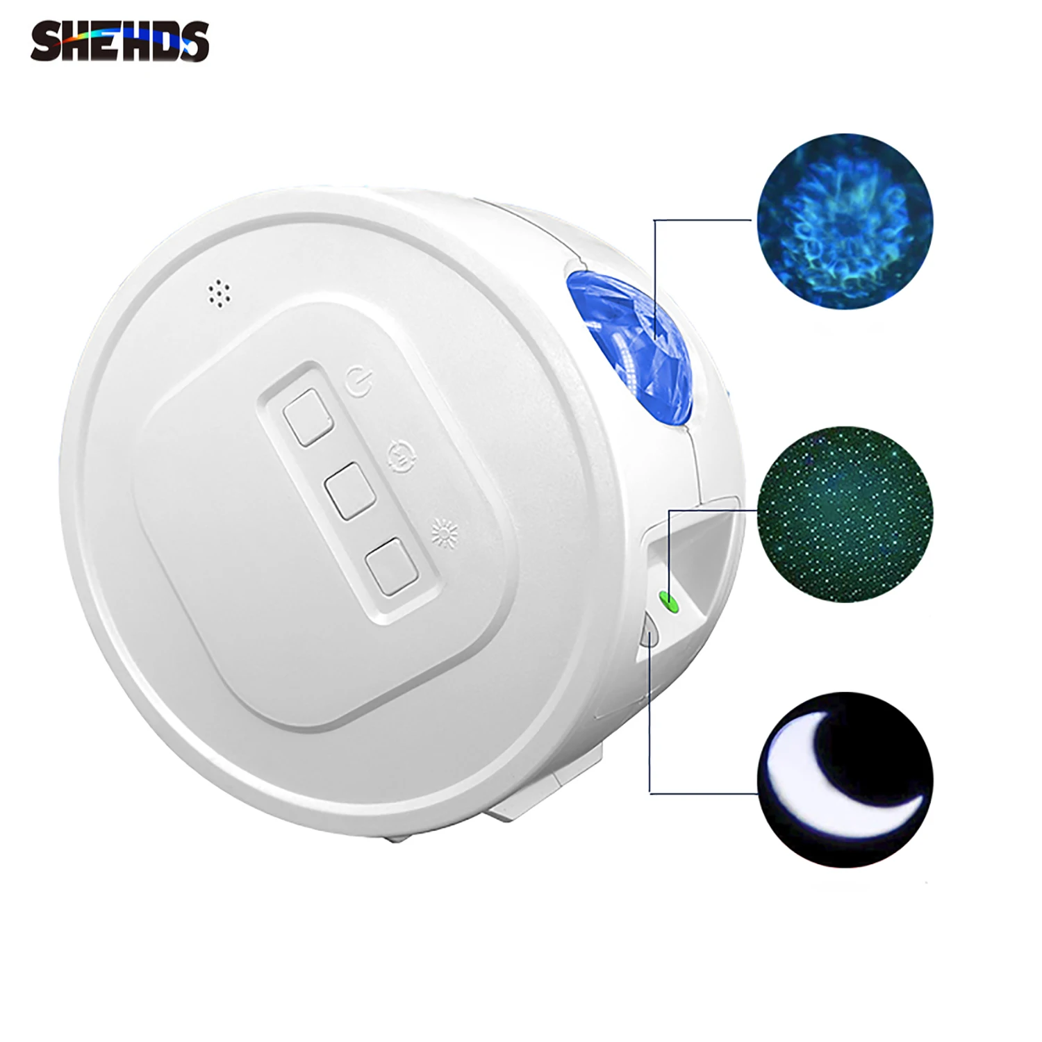 

SHEHDS Best Price Mini Moonlight Star Projector Night Light DJ Disco Bar Home Party Game Room