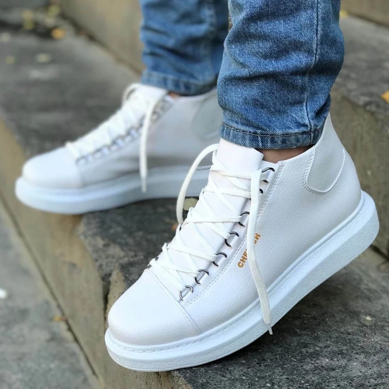 chekich mens and womens shoes black artificial leather lace up unisex sneakers comfortable flexible fashion wedding orthopedic walking sport lightweig