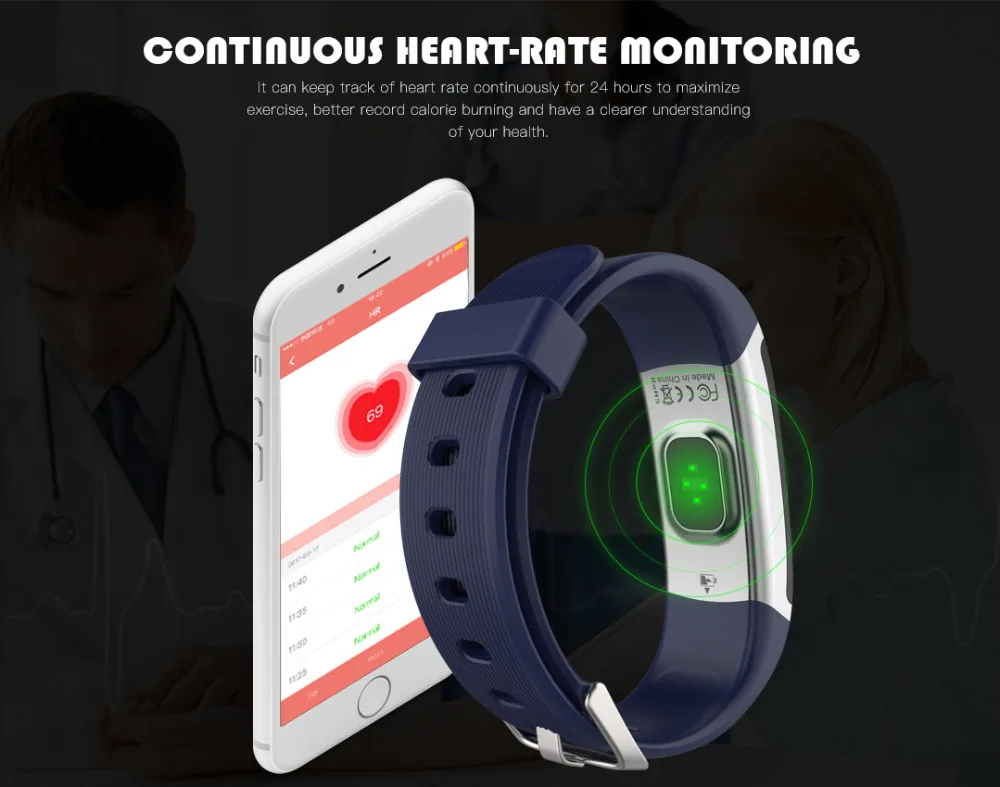 Wearpai GT101 умные часы мужские спортивные монитор сердечного ритма спящий монитор напоминание о звонках фитнес цифровые часы для Redmi IOS