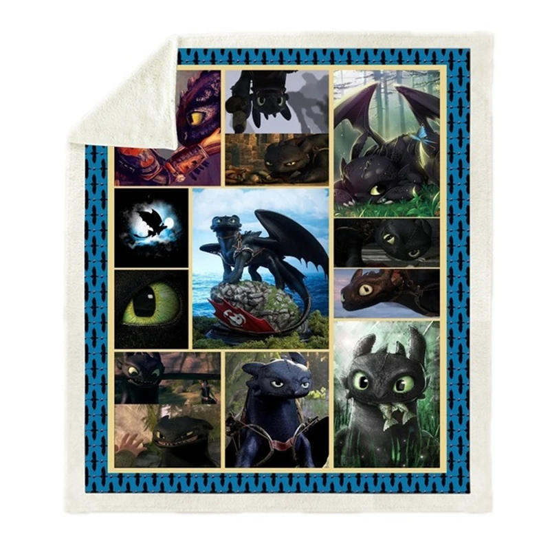 Плюшевое покрывало с принтом в виде аниме альпака панда шерпа флисовое домашнее