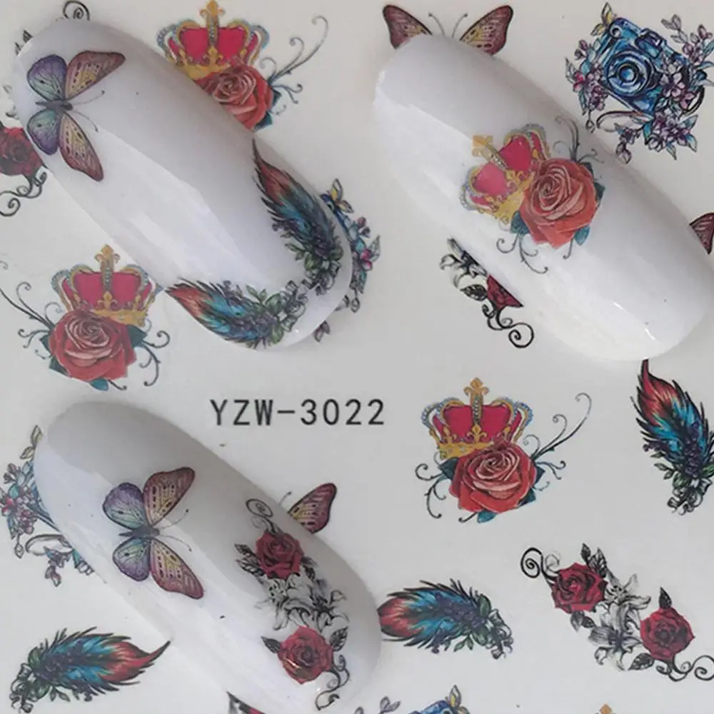 Nail Sticker 18 1 шт Женская новая наклейка для ногтей Кошка водная переводная горка наклейка для ногтей советы для декора Etiqueta do prego - Цвет: Nail Sticker 18