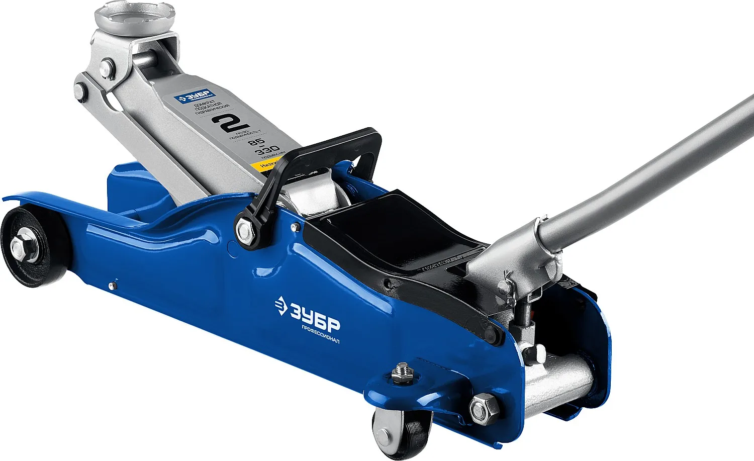 ЗУБР Т-35 2т 85-330мм подкатной домкрат с низким подхватом Профессионал |
