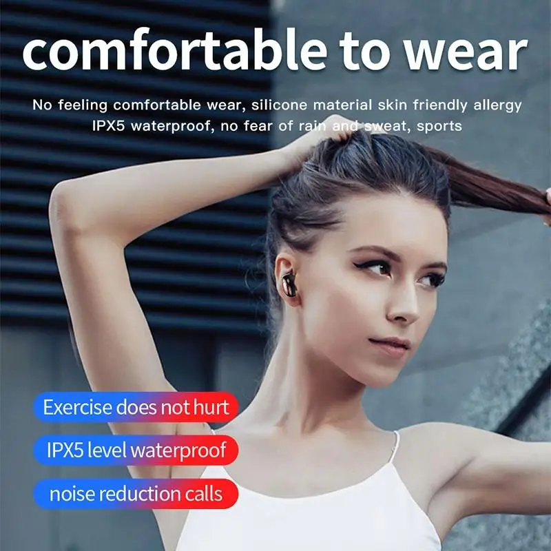 TWS беспроводные Bluetooth наушники Hifi стерео Спортивная игровая гарнитура для Android IOS