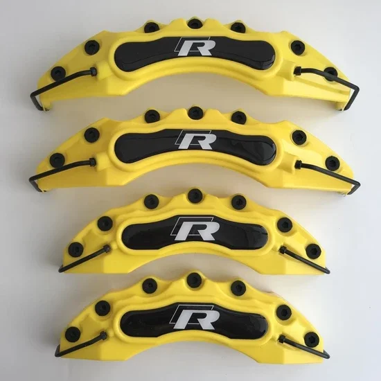 Universal Caliper Covers High Quality Heat Resistant ABS Plastic With R Logo 4 Pieces Standard Fitment For All Cars