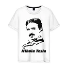 Мужская футболка хлопок Nikola Tesla