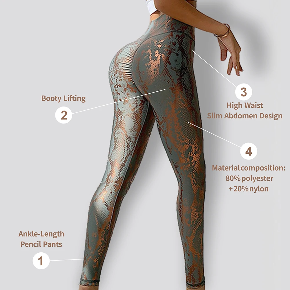 heptathlon Printed Leggings for Women Sexy High Waist Booty Lifting Fitness Elastic Trousers Women's Clothing Female Warm Pants spanx leggings