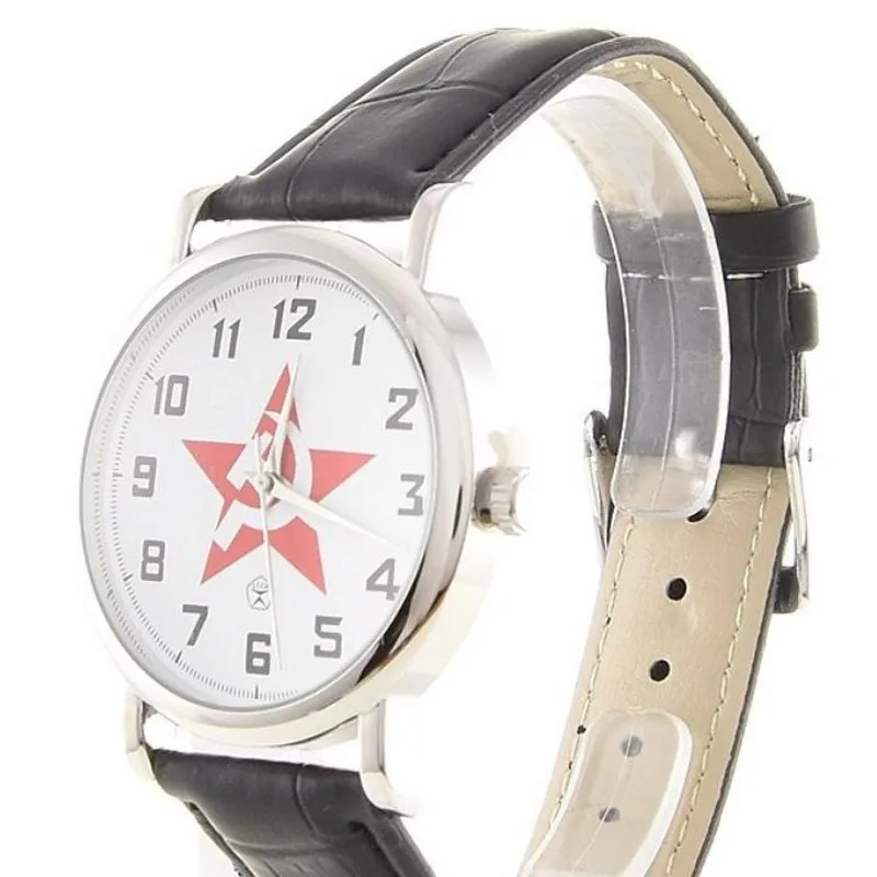 Часы мужские российские Михаил Москвин Mikhail Moskvin 1090A1L9 кварцевые Серп и Молот СССР