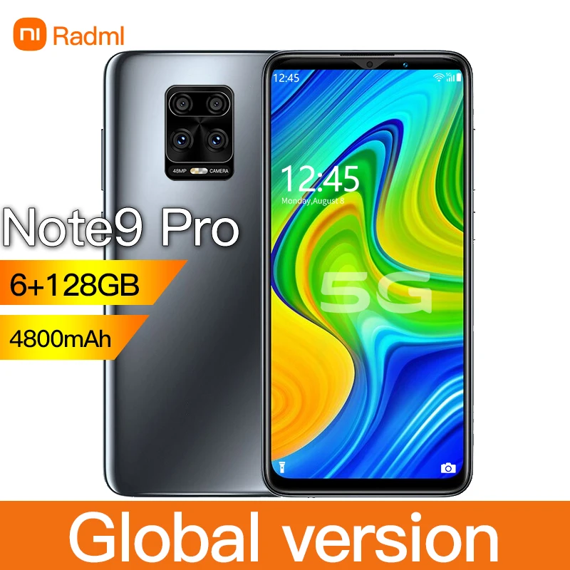 Смартфон Radmi Note 9 Pro 6 + 128 ГБ 10 ядер Android 10|Смартфоны| |
