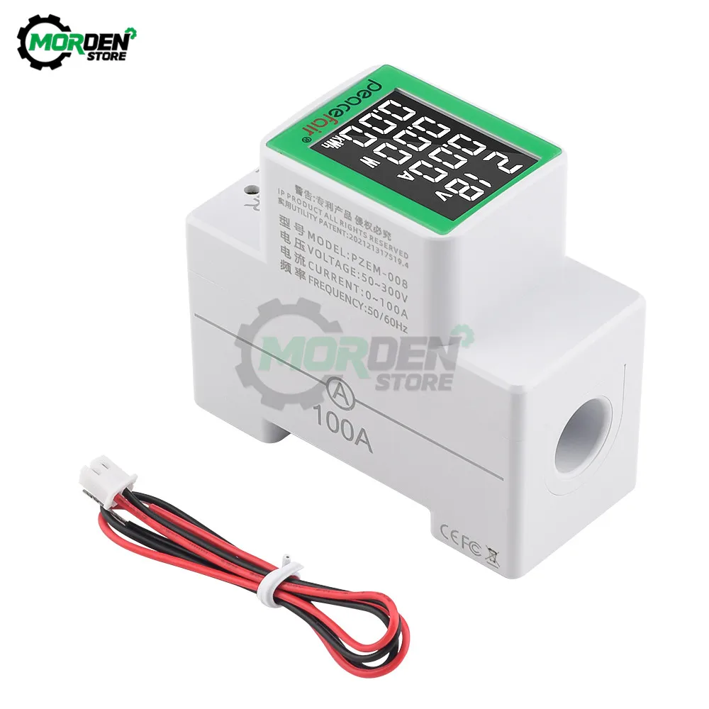 

Multi-function Rail Meter Voltage and Current Meter AC Digital Display Ammeter Voltmeter Instrument Tools Dropship