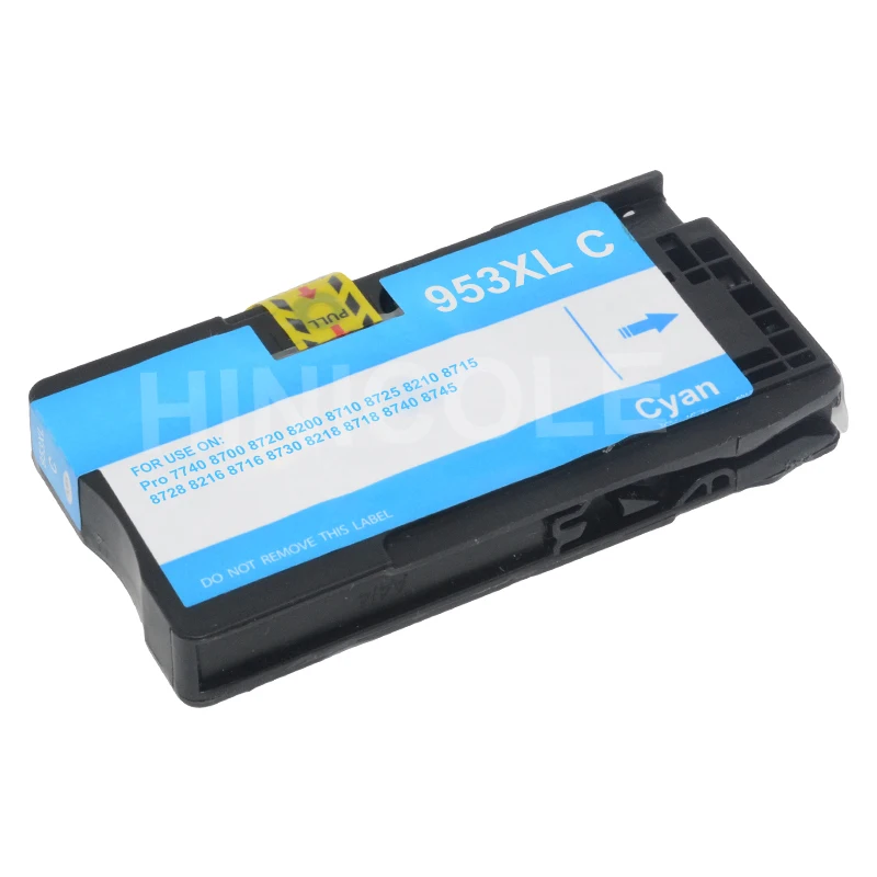 Совместимый чернильный картридж 953 953XL для принтера HP pro 7740 8210 8218 8710 8715 8718 8719 8720 8725