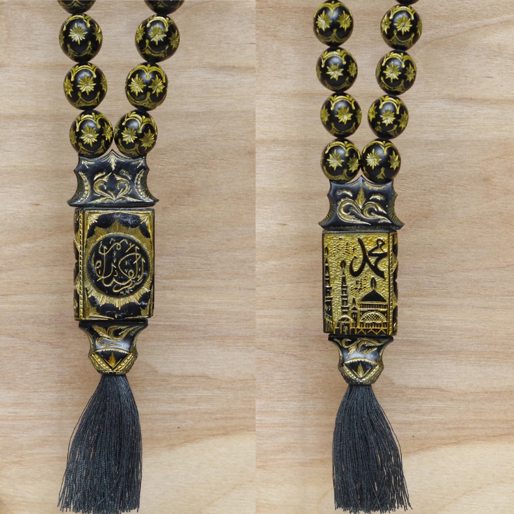 Кулон мусульманской молитвенной бусы в автомобиле, зеркало Розария, аксессуары для подвески в салоне для мужчин.