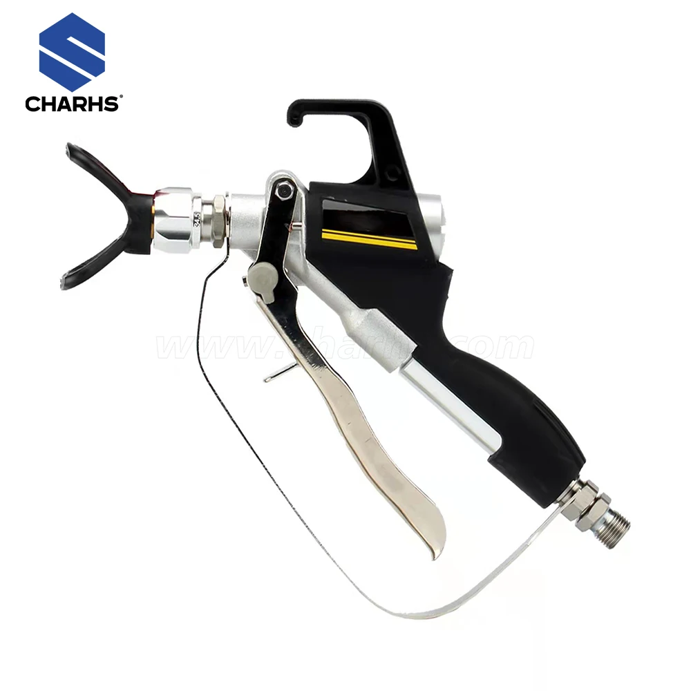 charhs high pressure airless spray gun repair kit 350bar house paint inline spray airbrush texture plaster putty asg 9 swivel free global shipping