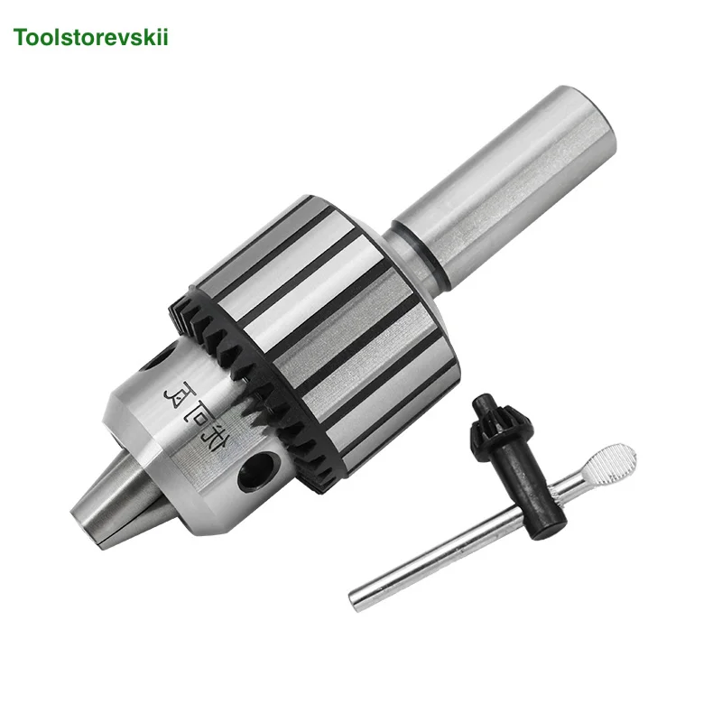 

Shank C20 With Drill Chuck B10 0.6-6mm/ B12 1-10mm/ B16 1-13mm/ B18 3-16mm/1-16mm/5-20mm Alloy Steel Quenching Treatment