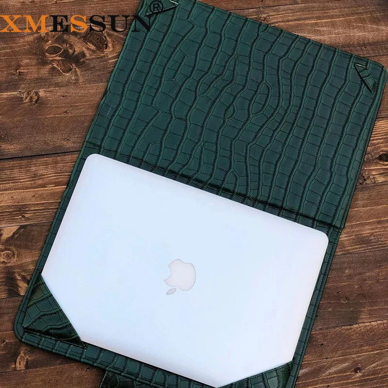 Чехол для ноутбука XMESSUN с узором под кожу крокодила чехол 13 3 дюйма Macbook Air Pro Retina Ins |