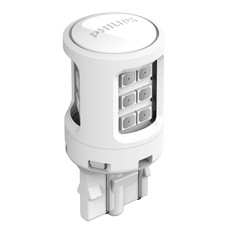 PHILIPS 11066ULRX2 W21/5W 12V 2.7W Wx3x 16d Ultinon LED Автомобильная сигнальная лампа Тормозные огни