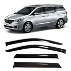 Дефлекторы окон Cobra Tuning K16414 на авто Kia Carnival 3 III 2014-2020 4 шт.комп. ветровики от дождя солнца и ветра