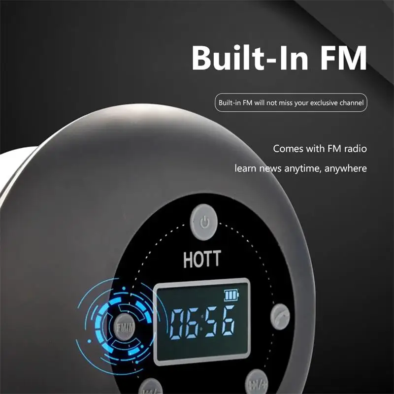 

HOTT S602 Bluetooth-kompatibel 5,0 Dusche Lautsprecher Wasserdichte Freisprecheinrichtung Tragbare Drahtlose Lautsprecher mit Sa